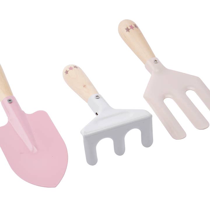 CGB Giftware - Wholesale Toy Set - Kids - Little Tribe Pink Garden Tool Set