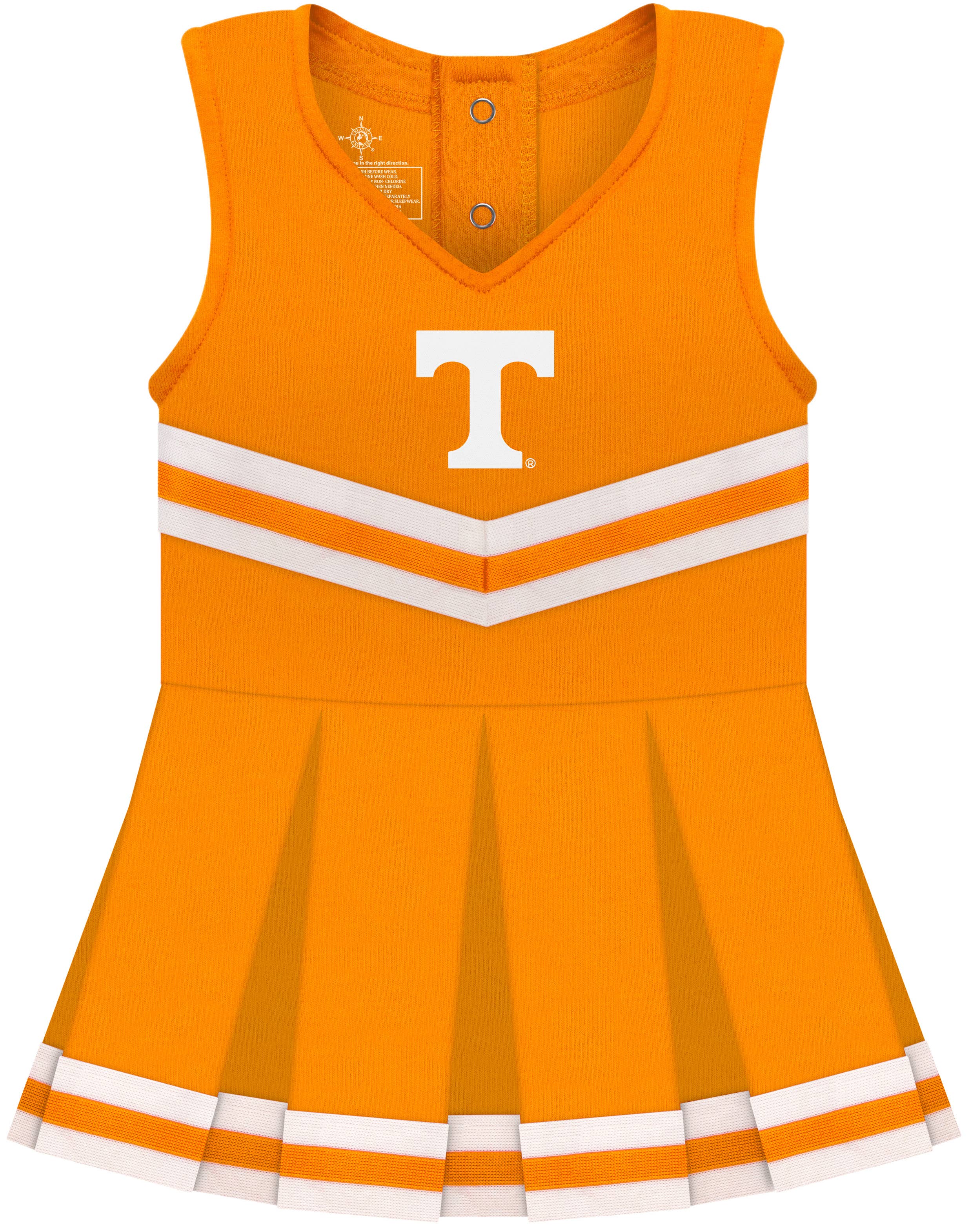 Creative Knitwear - Wholesale Bodysuit (Non-Footed) - Baby - Collegiate NCAA Infant Cheer Dress Bodysuit1