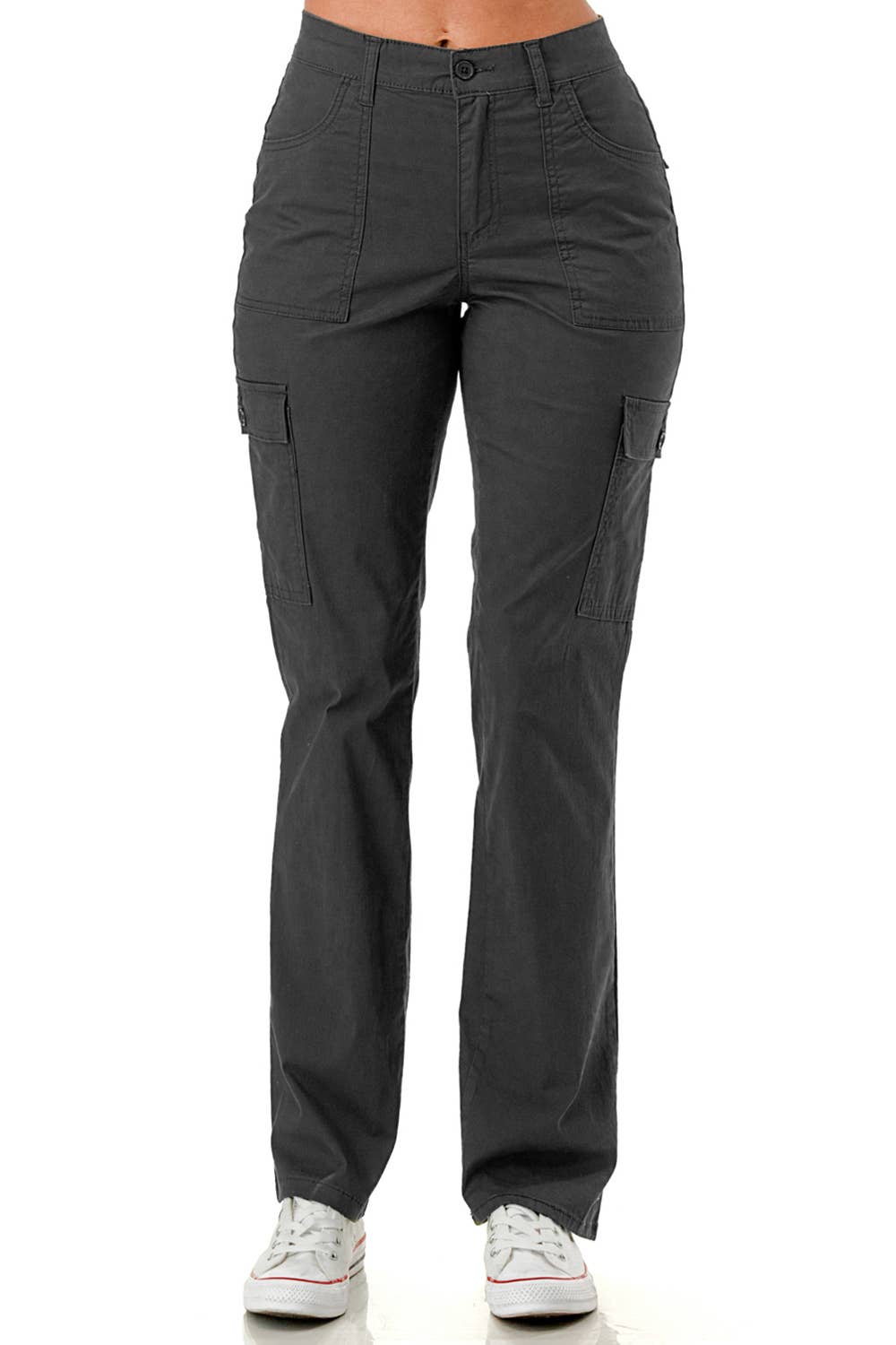 Color 5 – Engroshandel Bukser - Dame – Farvevede lige ben justerbare lastbukser i taljebånd27