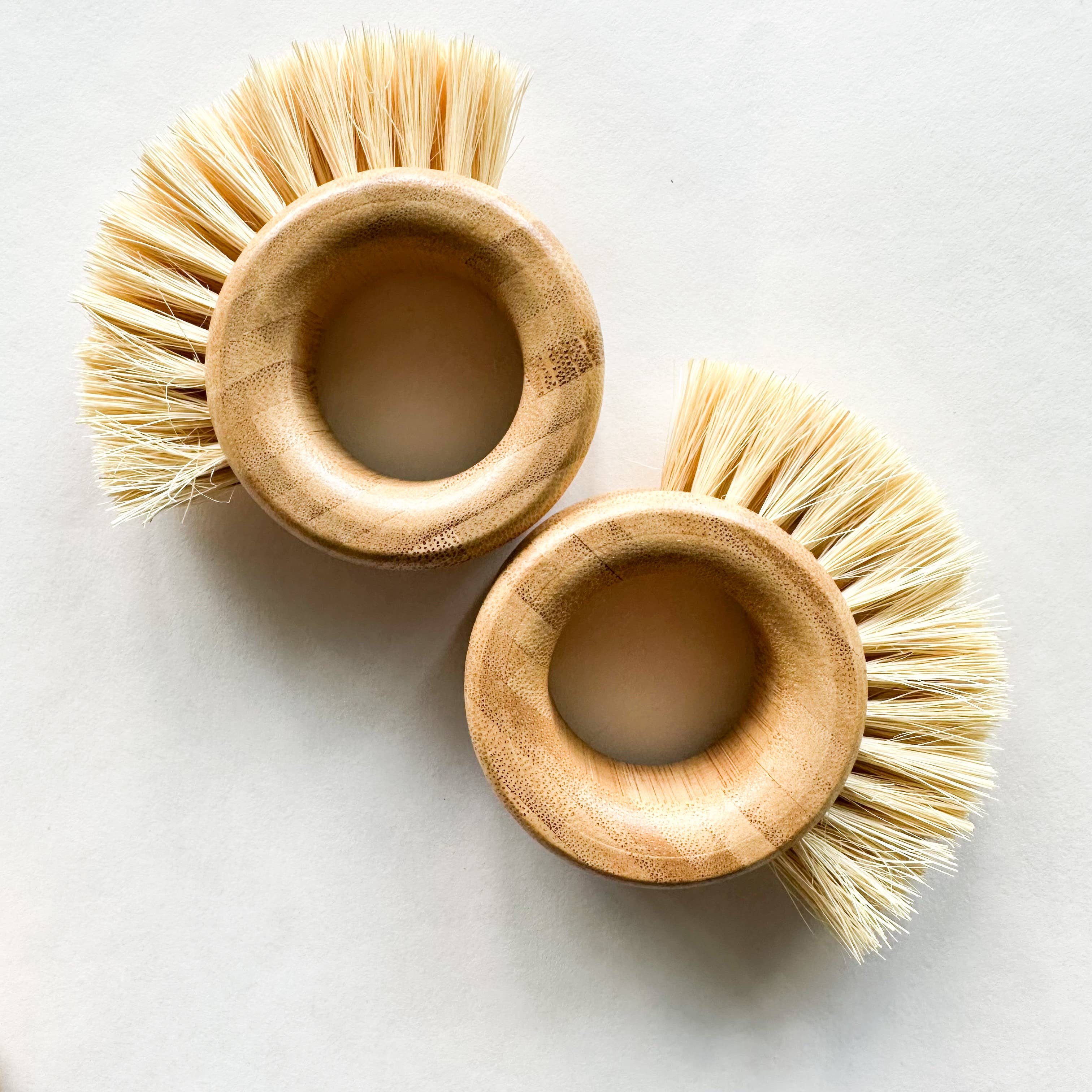 Smile Boutiques - Vendita all'ingrosso Spazzola per pulire - Spazzola per Verdure in Bambù con Setole in Sisal e Palma1