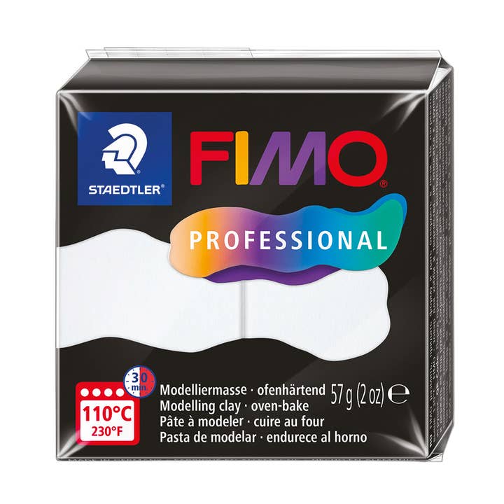 Graine Créative - Wholesale DIY Craft Kit - FIMO PROFESSIONAL 57G WHITE / 8040-00