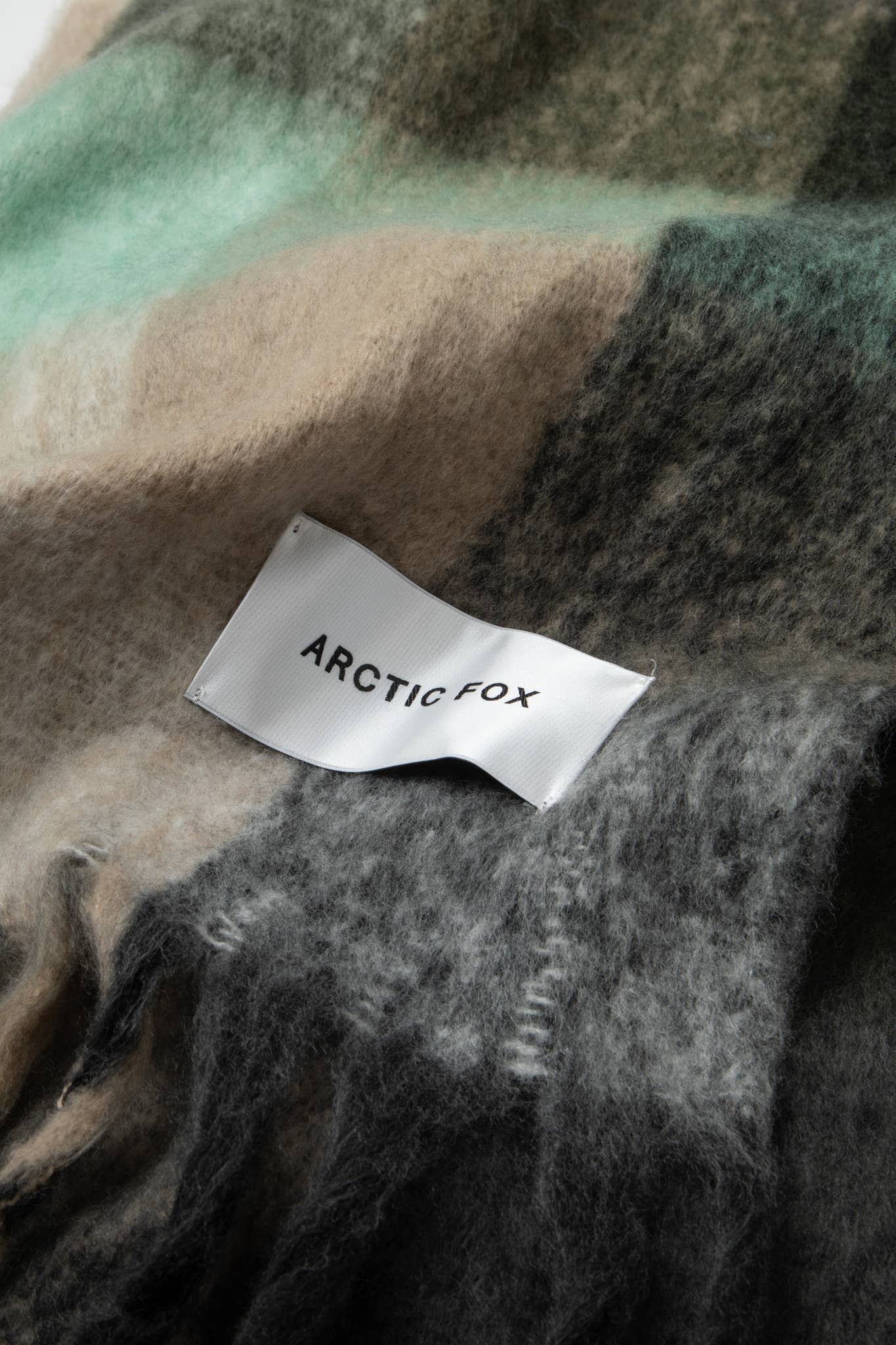Arctic Fox & Co. - North America - Wholesale Scarf - Women's - The Reykjavik Scarf - 100% Recycled - Black Check8