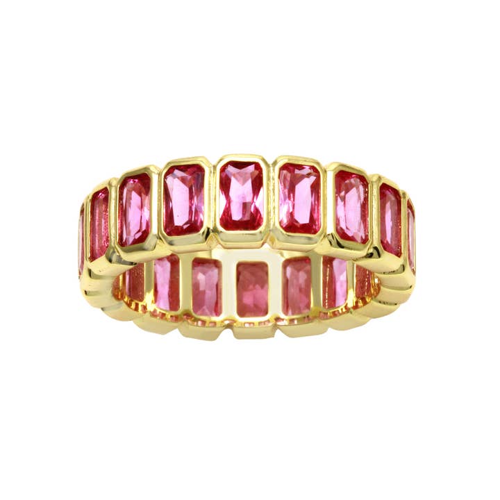 Bracelet en forme d'émeraude avec lunette pour la vente par JTG Jewelry