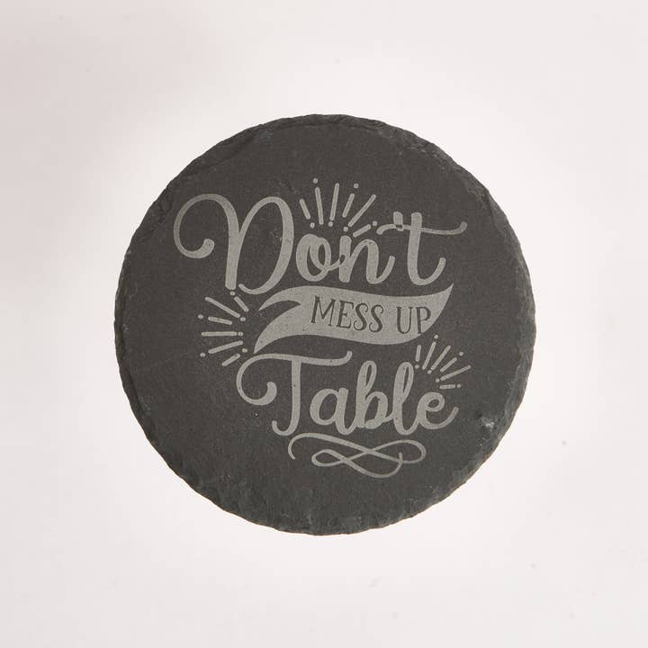 Sparkle Being - Wholesale Coasters - Funny Slate Coaster – Engraved Drink Coasters with Quotes | Coffee & Tea Lovers Gift4