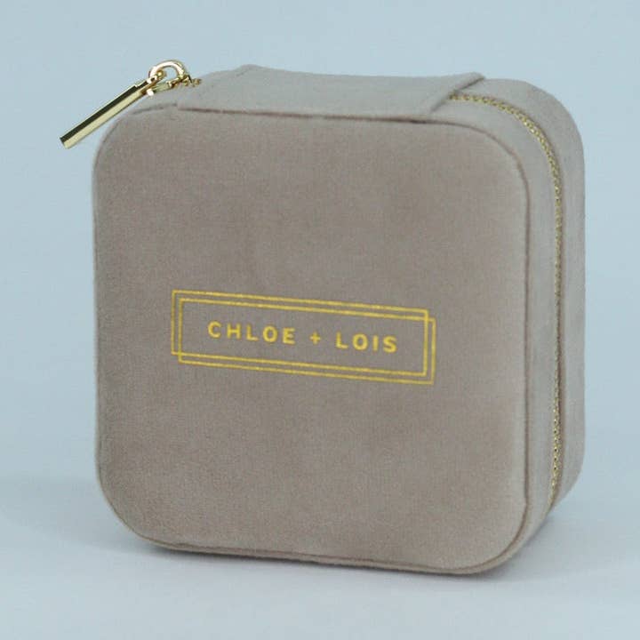 Caja de joyas beige para venta al por mayor de Chloe + Lois