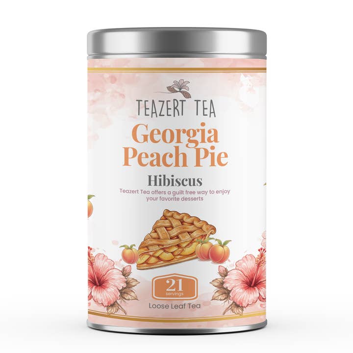 Georgia Peach Pie Herbal Tea for wholesale by Teazert Tea