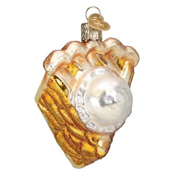 Apple Pie A La Mode Old World Christmas Ornament 32476 for wholesale by Trendy tree
