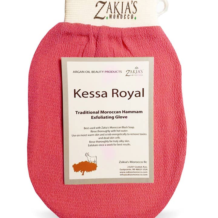 Kessa Original Exfoliating Glove - Deep Pink and other Purchase Wholesale spa face masks. Free Returns & Net 60 Terms on Faire trending on Faire.