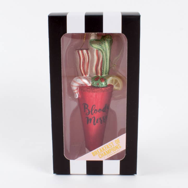 8 Oak Lane – wholesale Ornament – Bloody "Merry" Boxed Ornament1