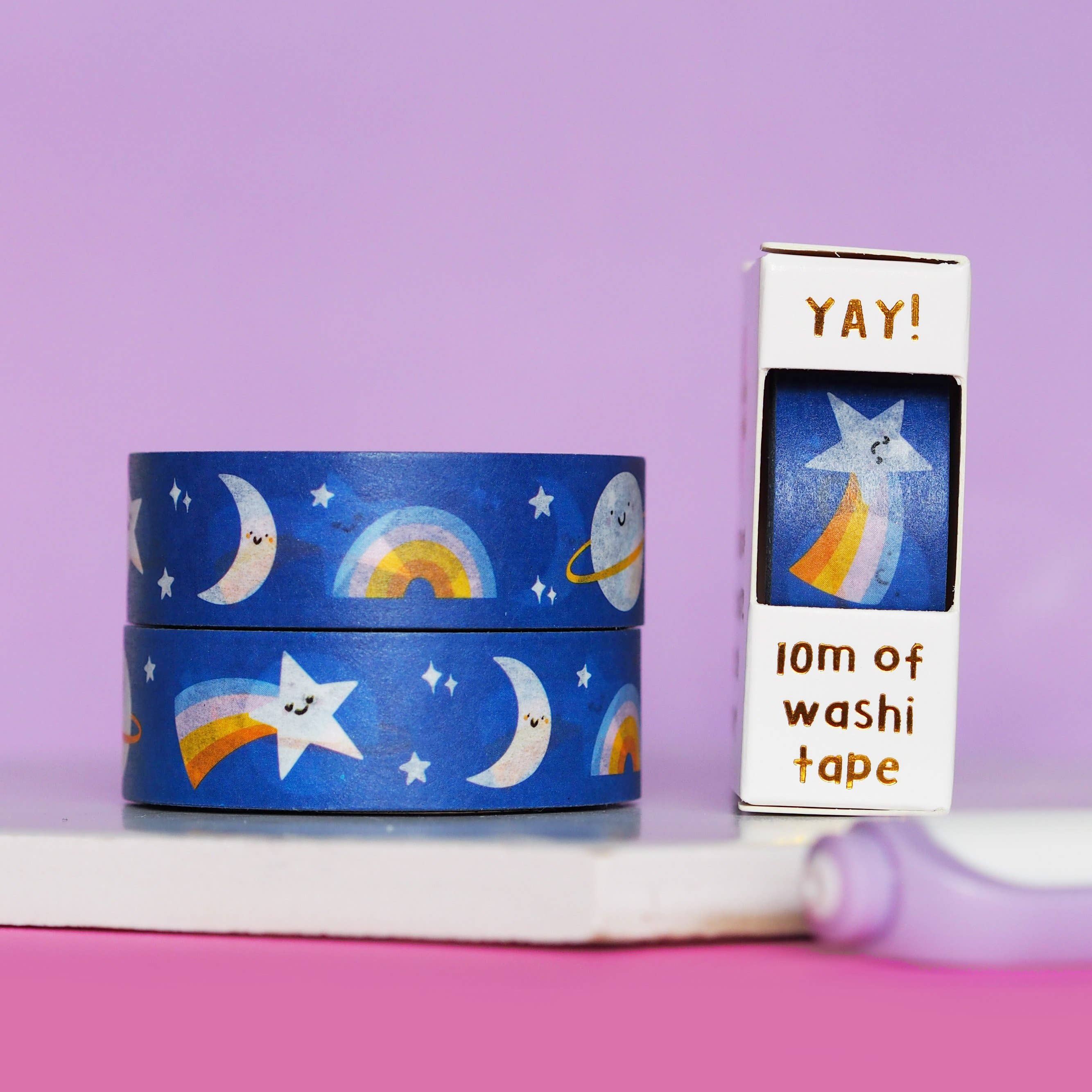 Nutmeg and Arlo - Wholesale Washi Tape - Happy Cosmos Space Washi Tape1