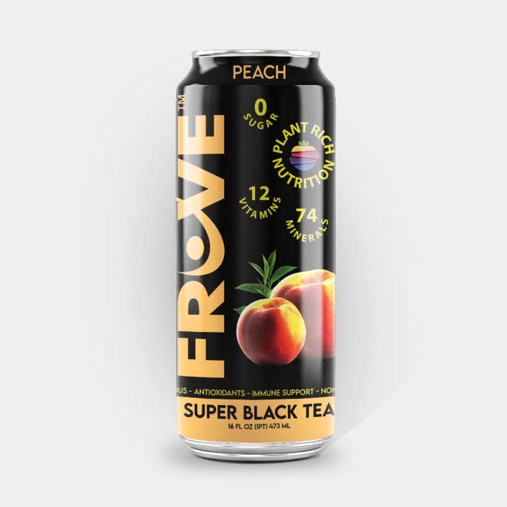 FrUve Super Black Tea - PEACH for wholesale by FrUve