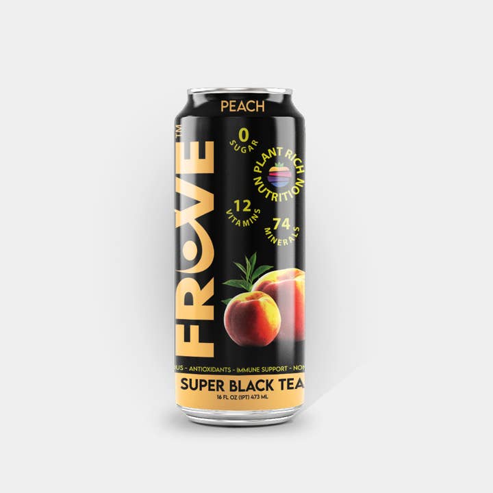 FrUve Super Black Tea - PEACH for wholesale by FrUve