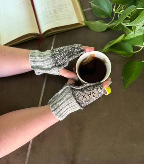 Jax Upcycled - Wholesale Gloves - Women's - Upcycled Unisex Fingerless Gloves choose the vibe color35