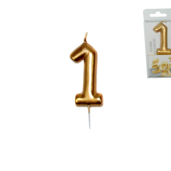 VELA DORATA ANNIVERSARIO -1- per la vendita all'ingrosso da parte di Aktual / Dekora Import S.A