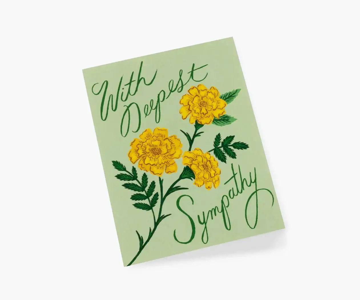 Rifle Paper Co. - Wholesale Sympathy Card - Marigold Sympathy Card1