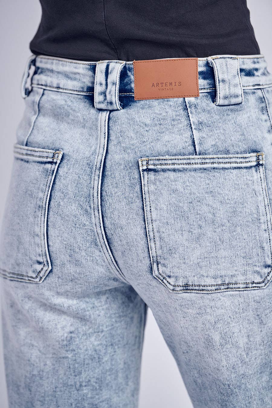 ARTEMIS VINTAGE – Engroshandel Jeans - Dame – 90'S VINTAGE HØJHUS KOMFORT STRETCH BREDE JEANS6