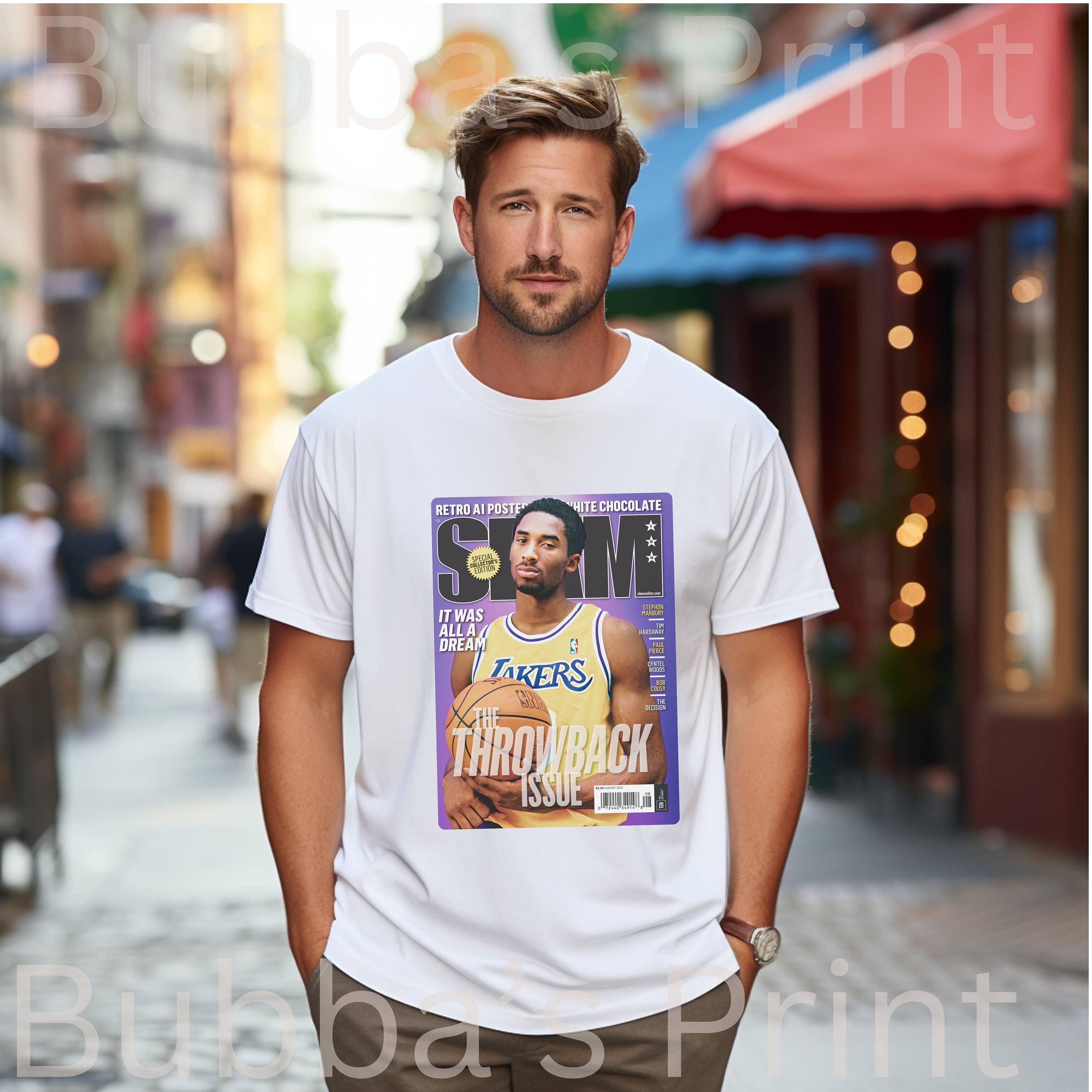 SONDO DESIGN LTD – wholesale T-shirt med logga - Dam – Kobe Bryant Throwback omslagskjorta, Mamba Lovers & Basket2