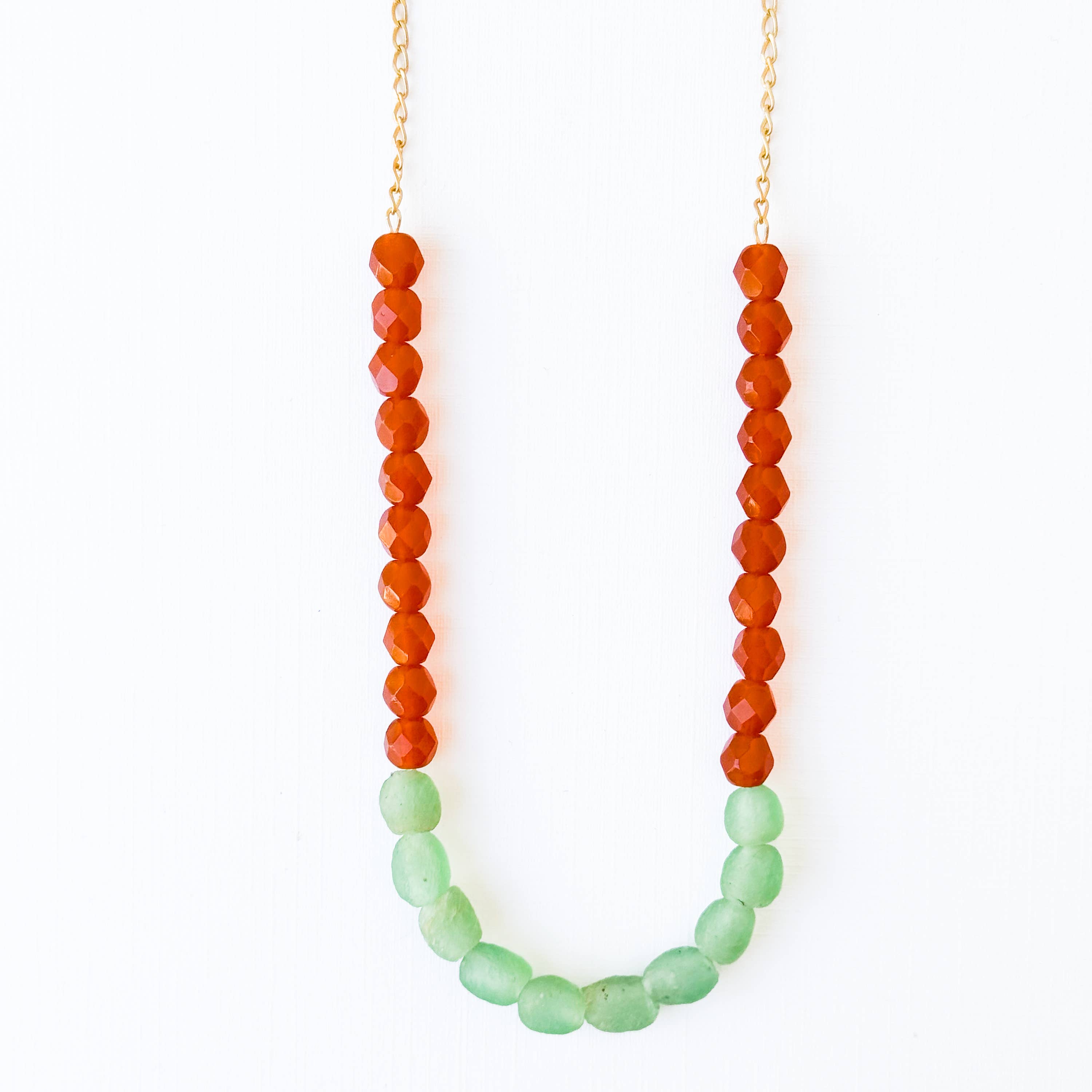 Nest Pretty Things - Wholesale Beaded/Pearl Necklace - Recycled African Glass And Mixed Bead Necklace1