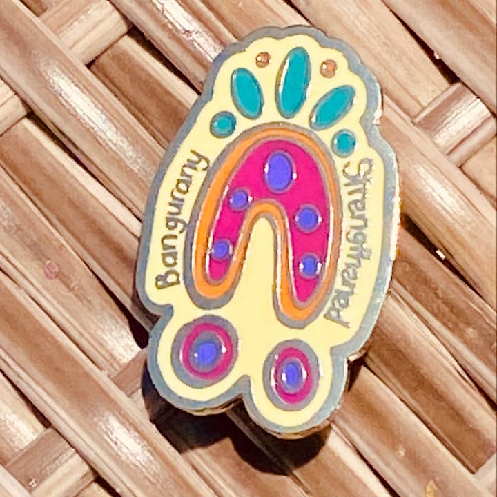 Indigenous Design Enamel Pin/Brooch for wholesale by Stefanopolips