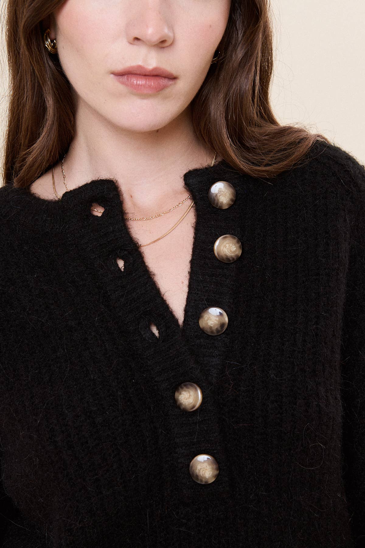 Nathael Paris - Wholesale Knit Sweater - Women's - Loose alpaca and wool sweater11