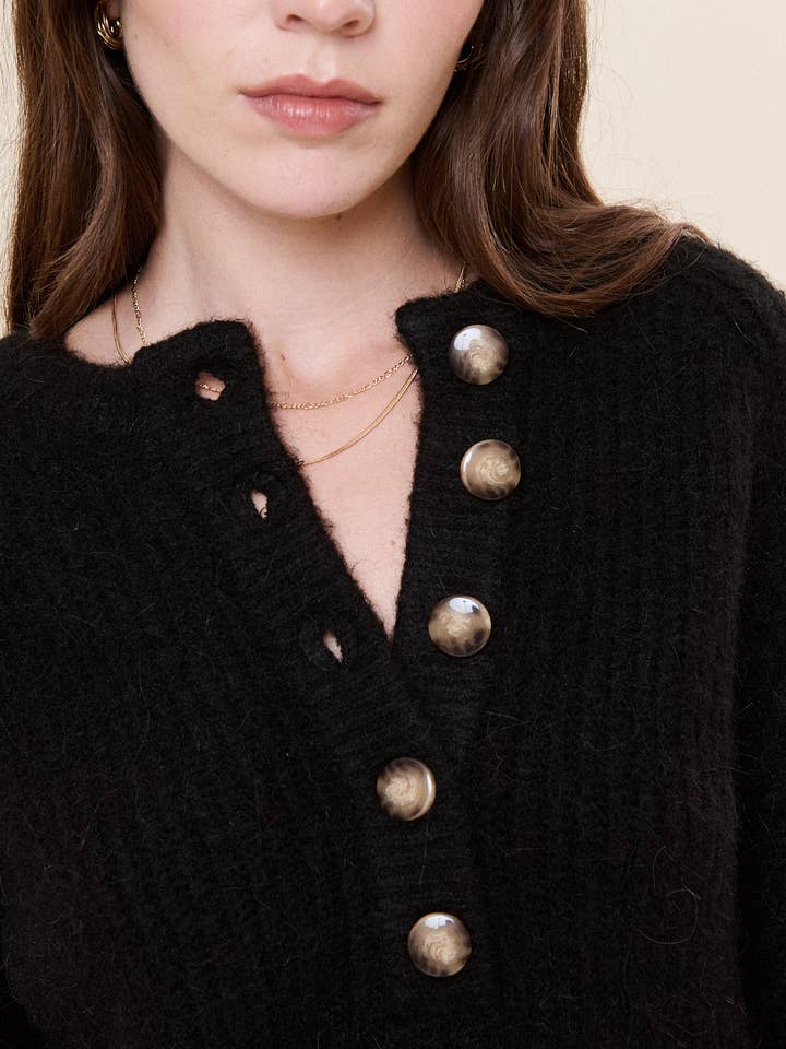 Nathael Paris - Wholesale Knit Sweater - Women's - Loose alpaca and wool sweater11