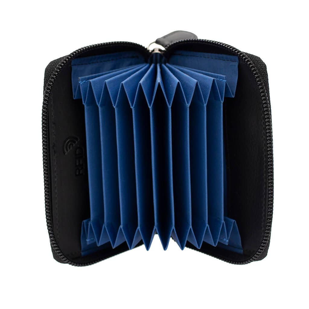 PRIMEHIDE - Wholesale Card Holder - Unisex - Concertina Leather RFID Credit Card Holder - 7804