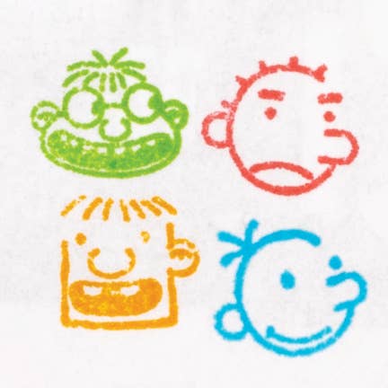 Geddes - Wholesale Pen - DIARY OF A WIMPY KID 6 COLOR PEN WITH STAMPER 12/DS5