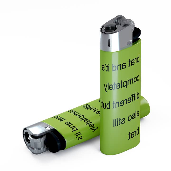 Brat & it’s completely different but also still brat Lighter for wholesale by jeganmones
