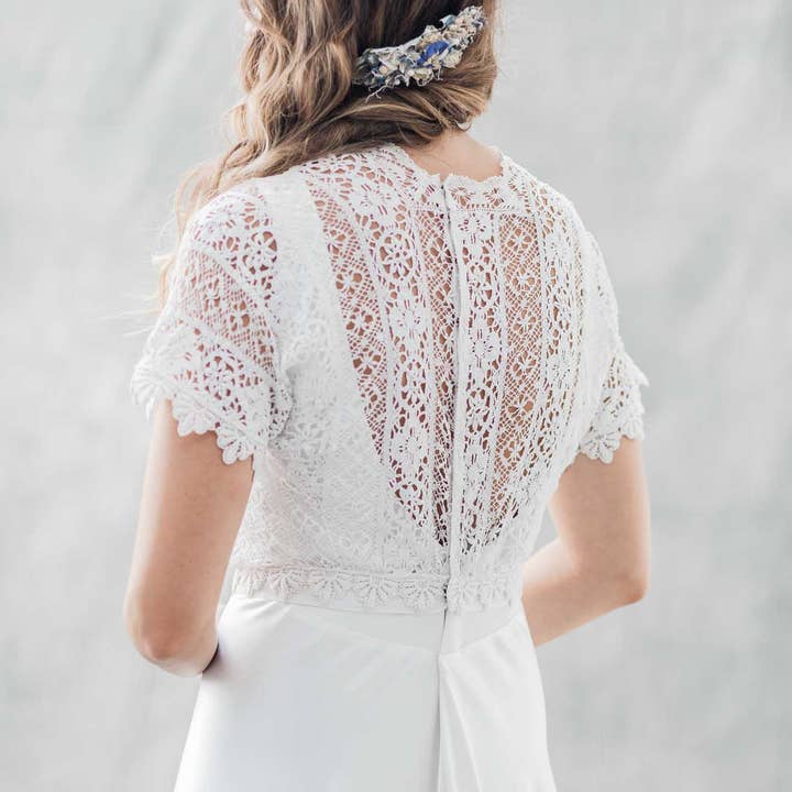 Pente floral io por atacado de Leyma Boutique Floral