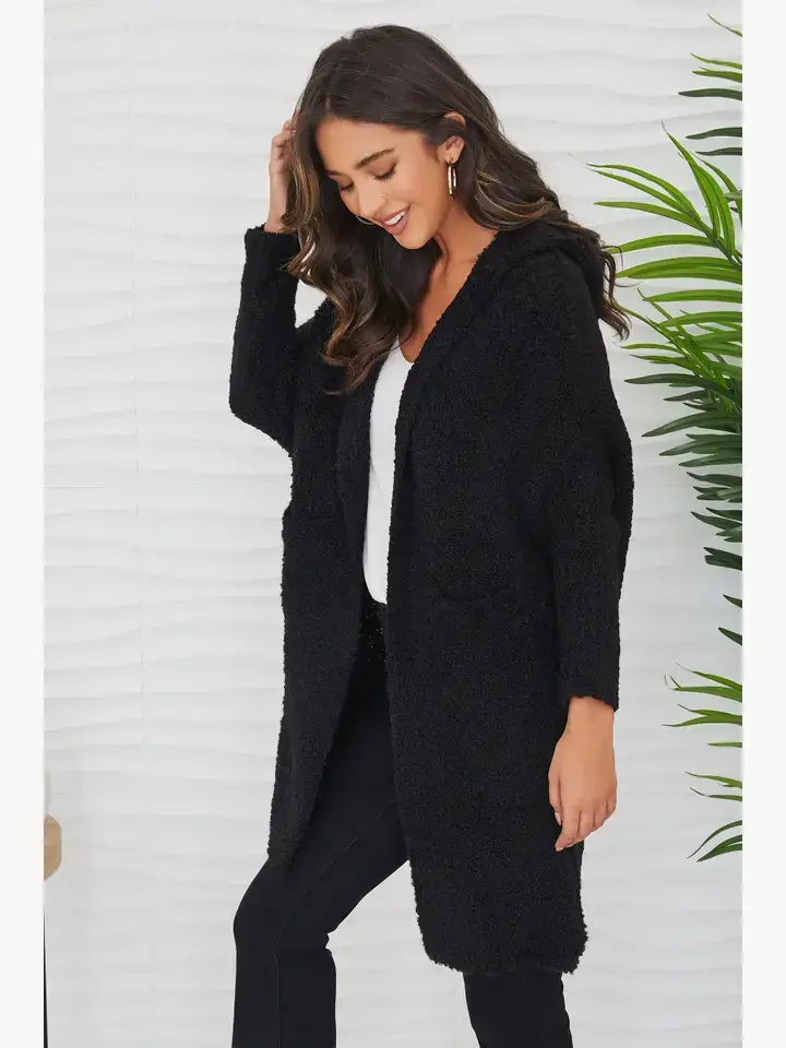 MILIO MILANO - Wholesale Cardigan - Women's - BOUCLE KNIT LONG CARDIGAN (800940-72607-S/M-M/L)8