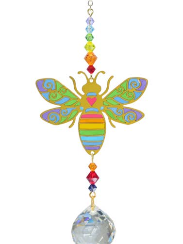 Crystal Dreams Bee - Regenboog voor wholesale door Wild Things Gifts Ltd