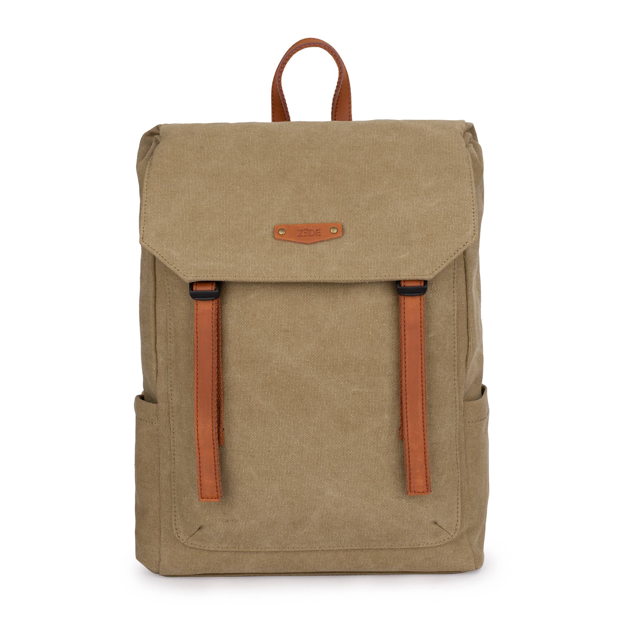 ZEDE PARIS – Großhandel Rucksack – Damen – Quai de la Gare (XL) - Rucksack aus Leinen und Leder1