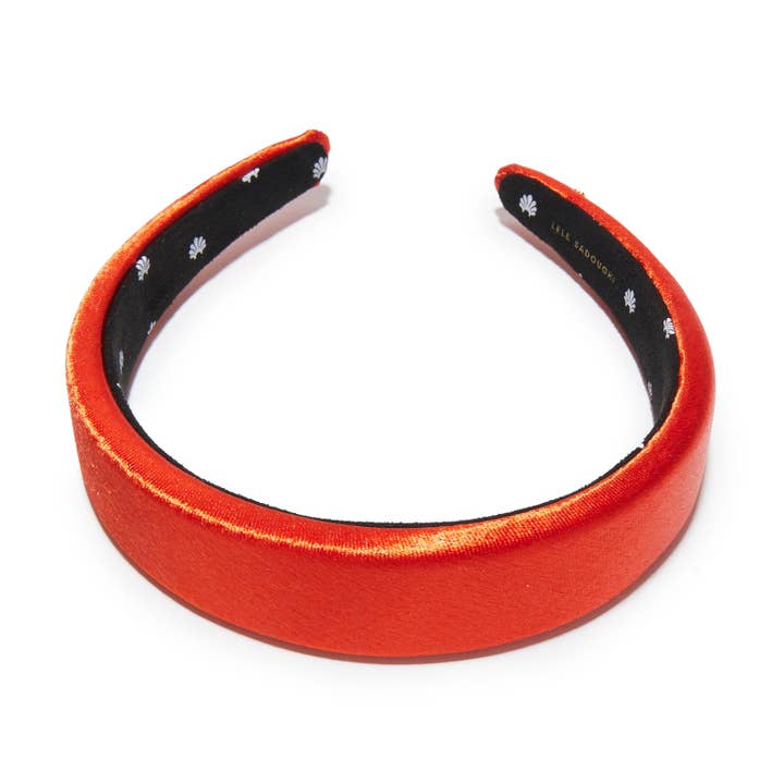 Lele Sadoughi - Wholesale Fashion headband – women's - LIPSTICK RED ALICE SILK HEADBAND2