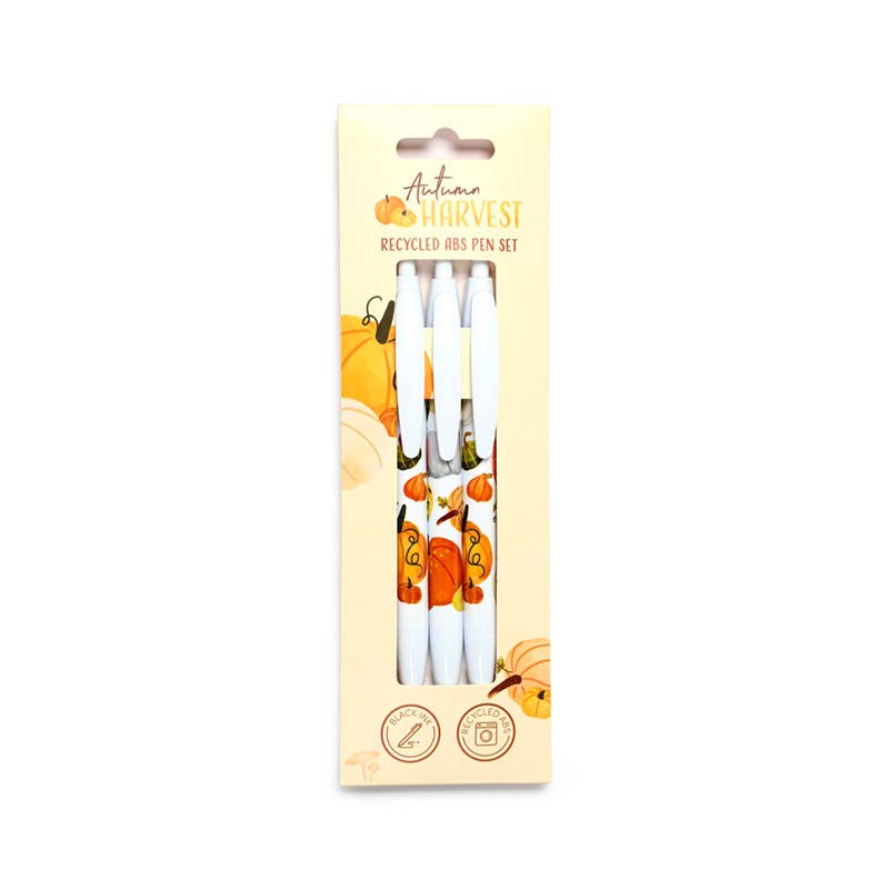 Puckator EU - Wholesale Pen - Autumn Harvest Recycled ABS (RABS) Pen Set of 30
