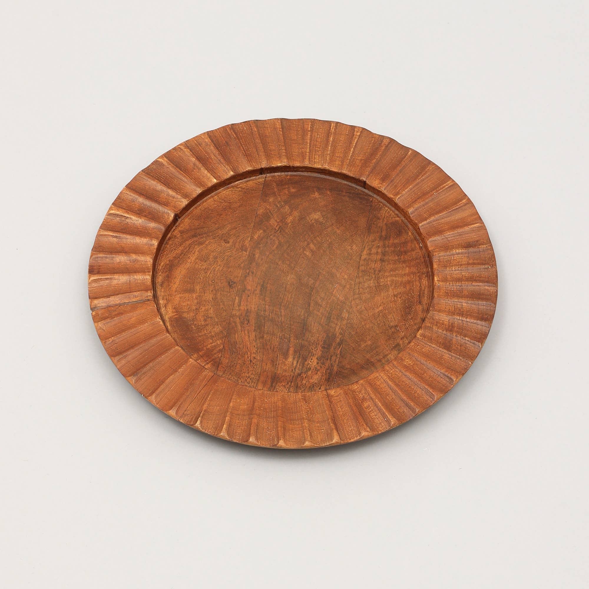 ExpoBazaar - Wholesale Dinner Plate - Wood Charger Plate | Handmade 13" Artisan Wooden Tableware2