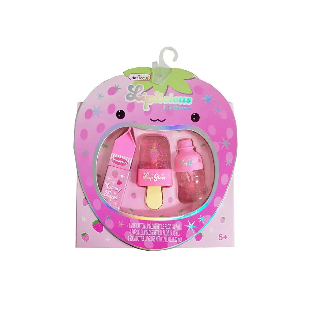 AJ Aguiar - Wholesale Lip Gloss - Kids - Strawberry Lip Gloss Set2