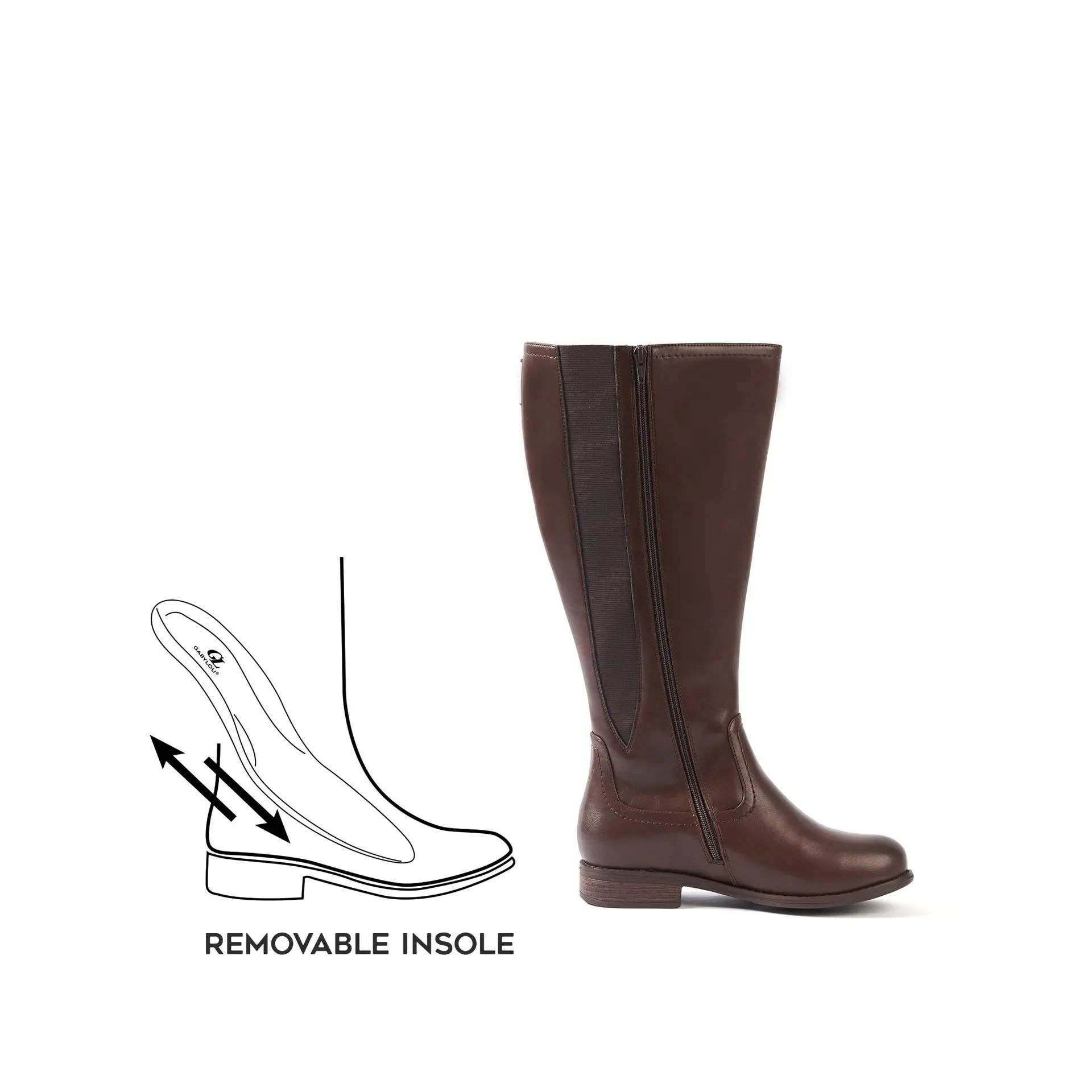 Gabylou - Wholesale Boots - Women's - Wide Calf Boots 2XL - Melania Model18