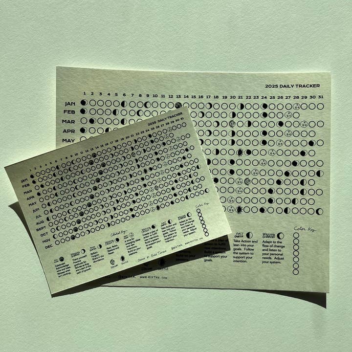 Rastreador Diário Calendário - Tamanhos Mini por atacado de Rivtak