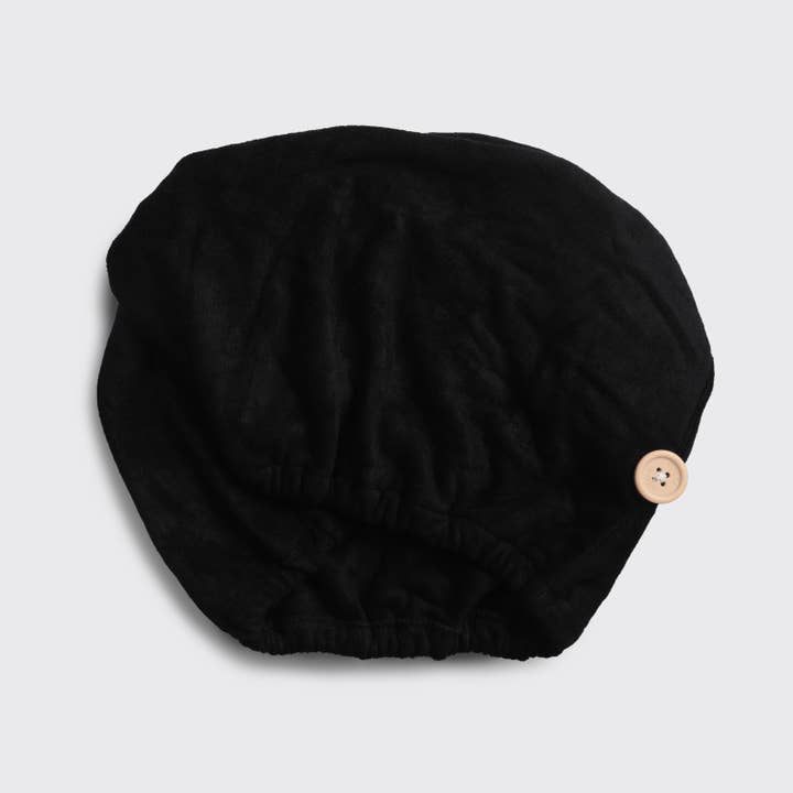 KITSCH - Wholesale Hair Towel/Wrap - Quick Dry Hair Towel - Eco Black