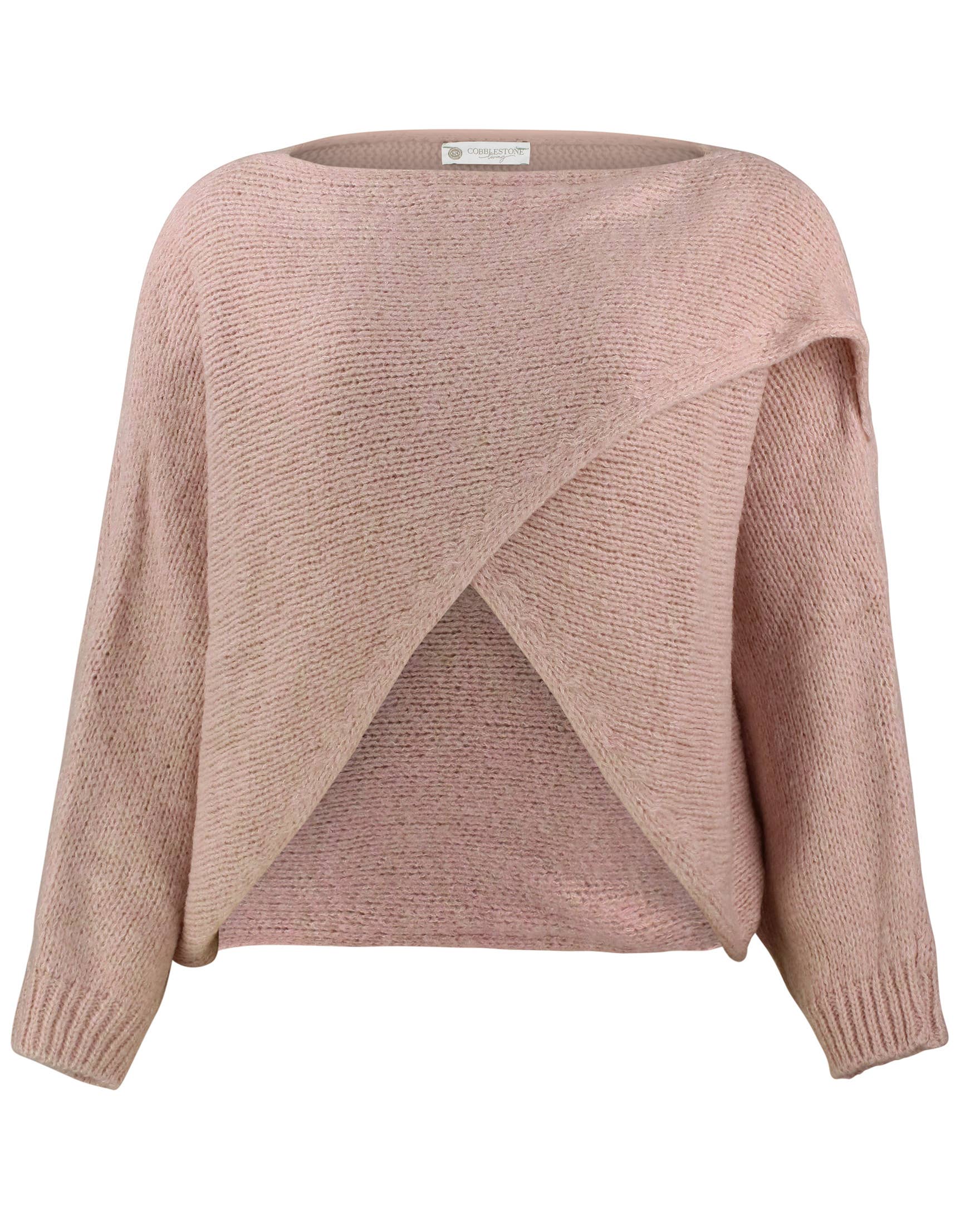CobbleStone Living – wholesale Knitted jumper – Women′s – Alessandra Knit Wrap2