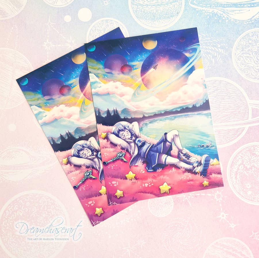 Dreamchaserart - Wholesale Postcard - Dreamy Galaxy postcard1