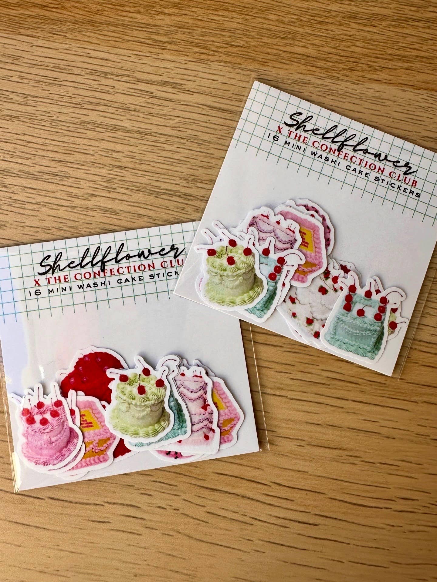 Shellflower - Wholesale Sticker - Cakes Washi Flake Stickers 3