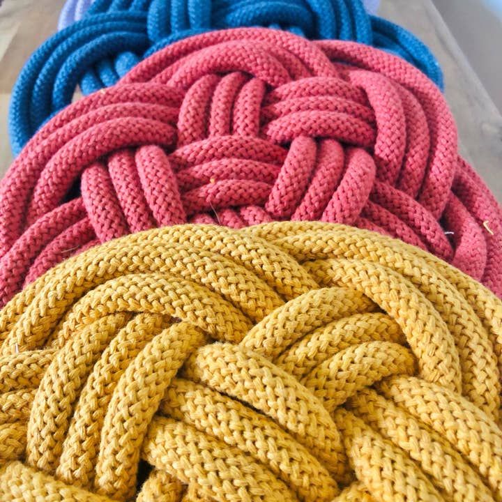 Make My Day Design - Wholesale Onderzetter - Kleurrijke touwonderzetter, Hot Plat Pad, Coastal Thump-mat2