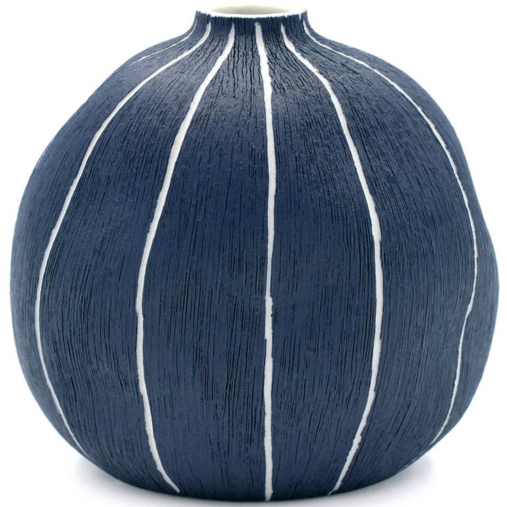 Wholesale 1414BLUE17 GUGU SAG L - BLUE17 Porcelain bud vase for
