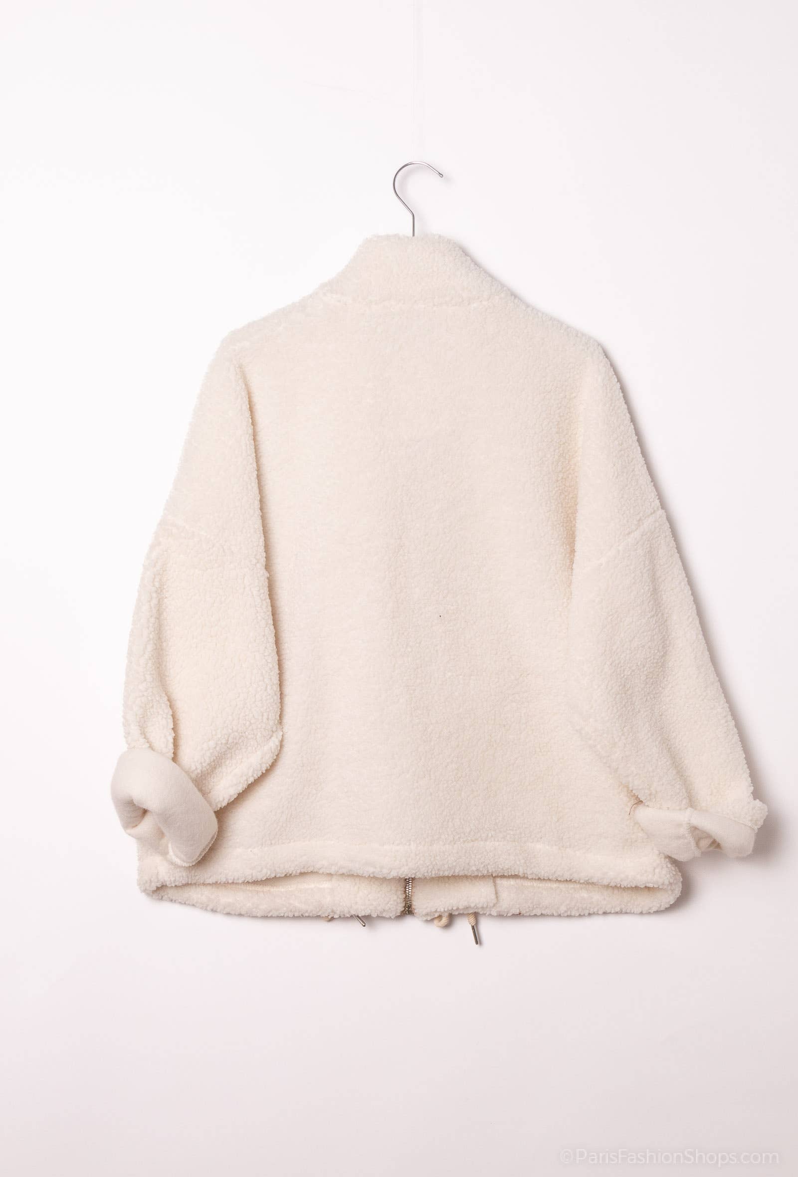 Pépouz' Paris - Wholesale Fleece - Women's - Teddy fleece zip-up jacket PV251916