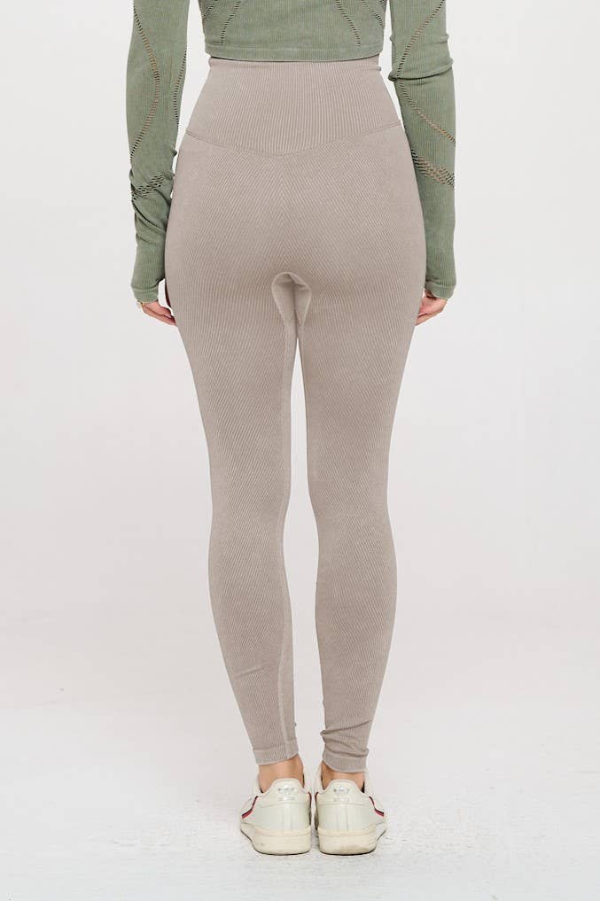 otos active - Vente Legging de sport/d'intérieur – femme - Leggings sans couture effet délavé8