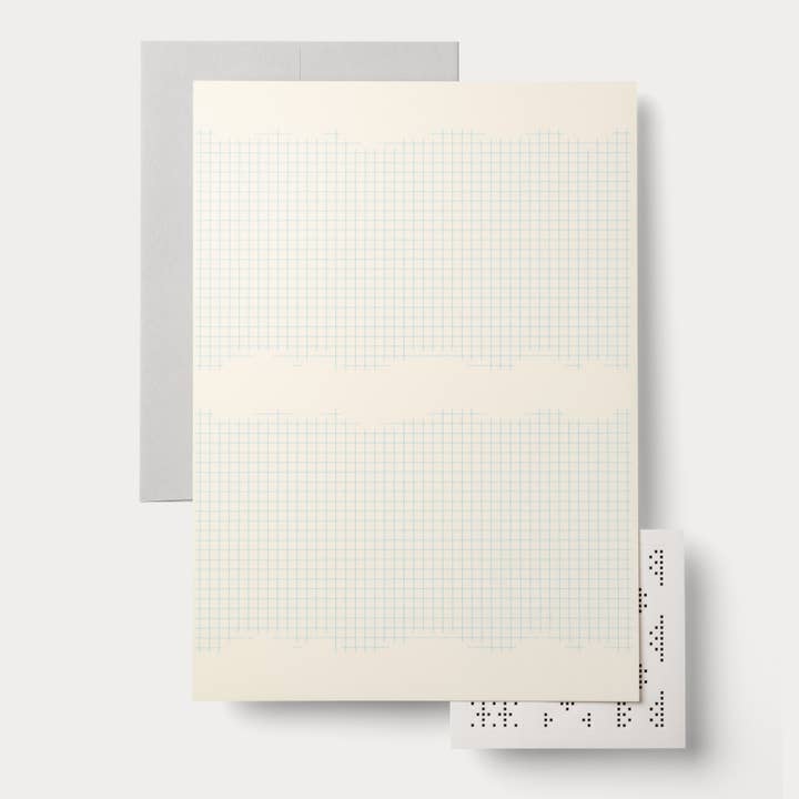 Brevsæt | Gitter #1: Blå L for engroshandel hos Nandaka