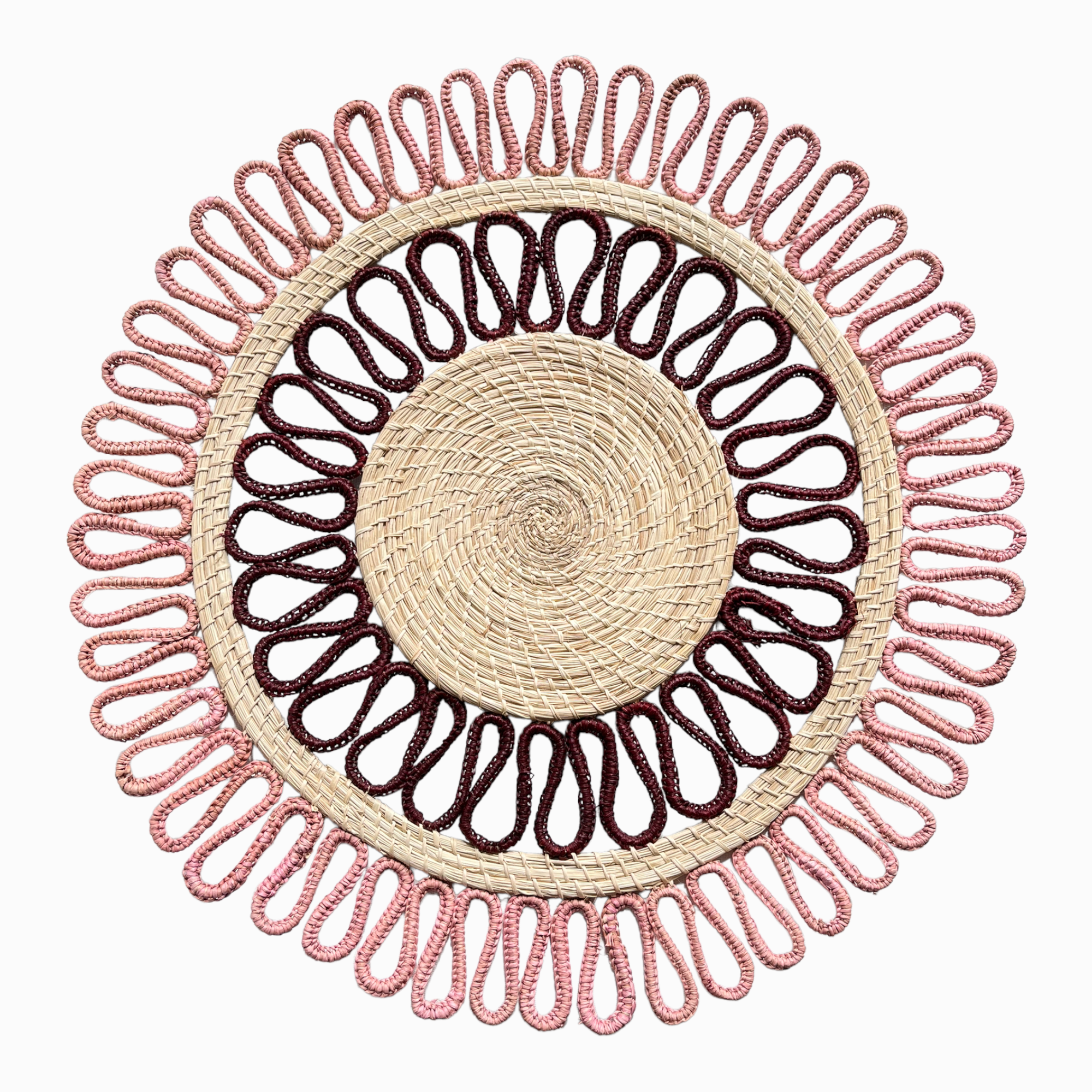 Coro Cora™ - Wholesale Placemat - Magnolia Dos Placemat - Iraca Palm2