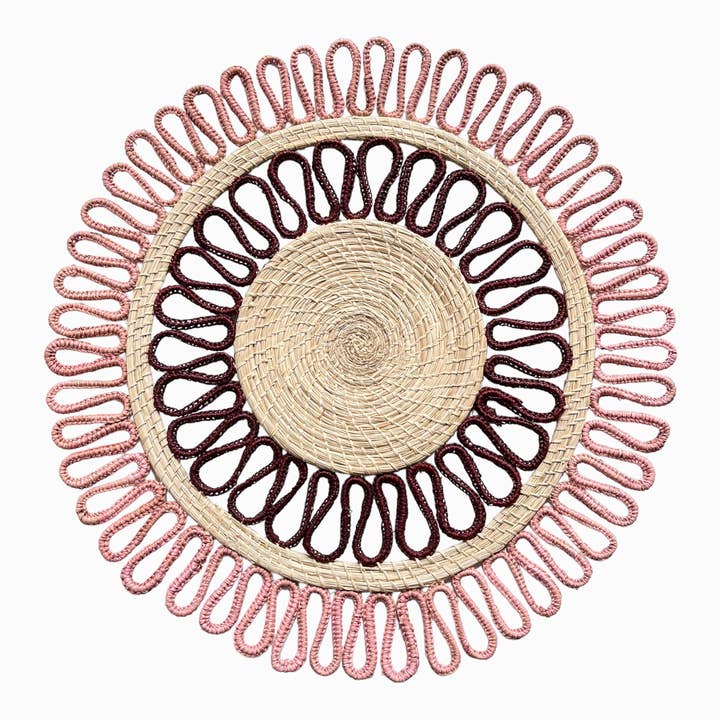 Coro Cora™ - Wholesale Placemat - Magnolia Dos Placemat - Iraca Palm2