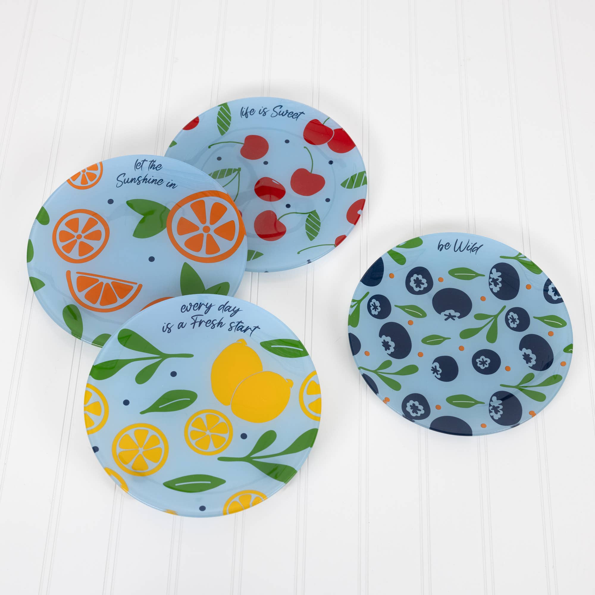 Pavilion – Großhandel Vorspeisengeschirr – Lemons - 8-Zoll-Vorspeisenteller aus Glas3